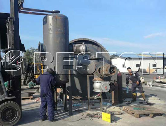 Pyrolysis Machine Installment Process