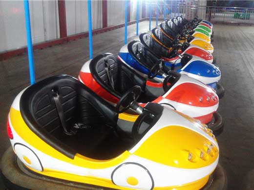 Funfair bumper car rides